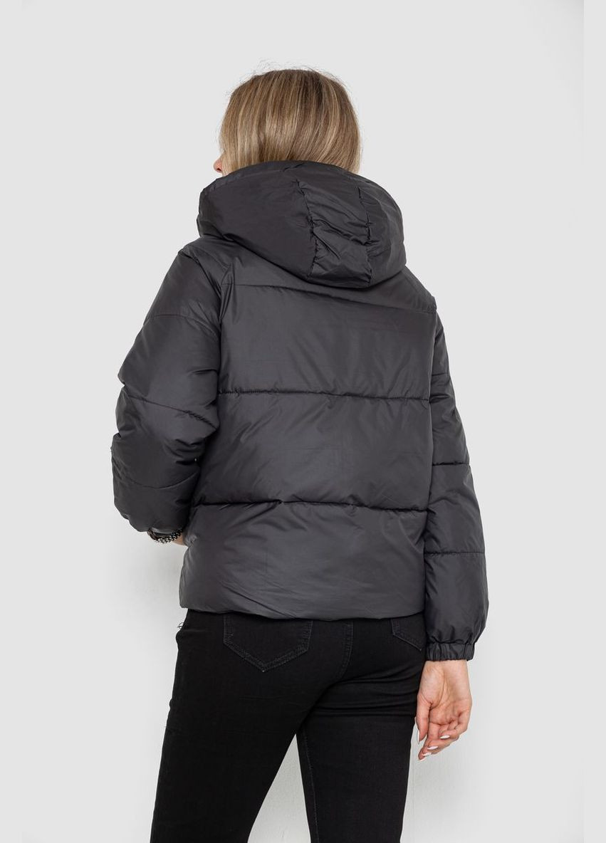 Чорна куртка жіноча демісезонна, колір світло-бежевий, 244r2025-5 Ager