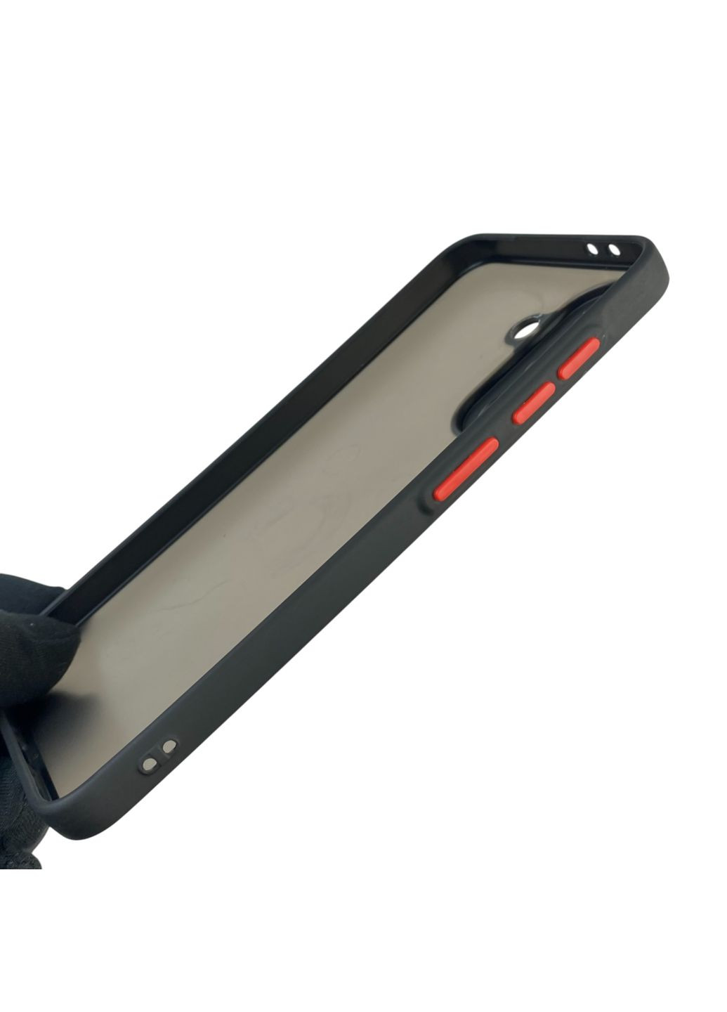 Чехол для телефона Galaxy A56 (SM-A566B) с высокими бортами с защитой камеры на самсунг а56 черный Samsung (366018965)