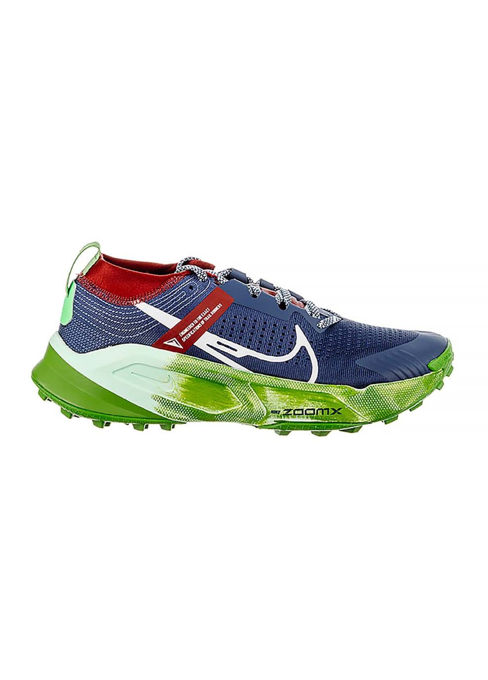 Женские Кроссовки W ZOOMX ZEGAMA TRAIL Синий Nike синие демисезоны (367596243)
