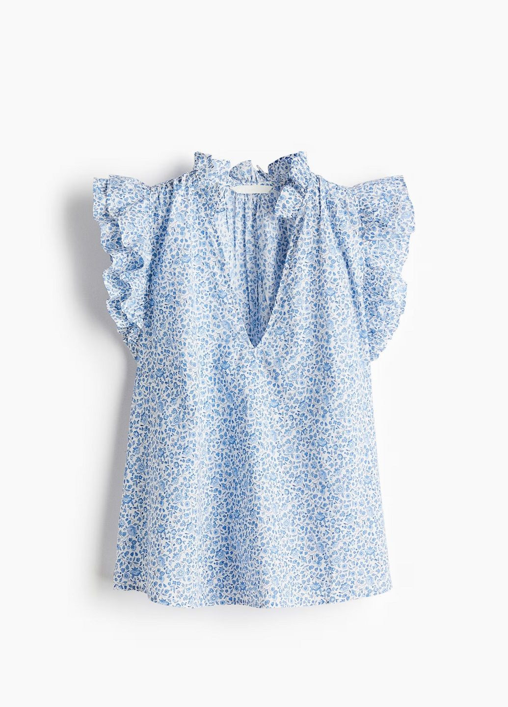 Голубая блуза H&M