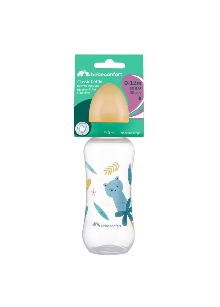 Пляшечка для годування PP Little Buddies з силіконовою соскою, 0-12 міс., 120 мл () Bebe Confort 3102202080 (335031159)