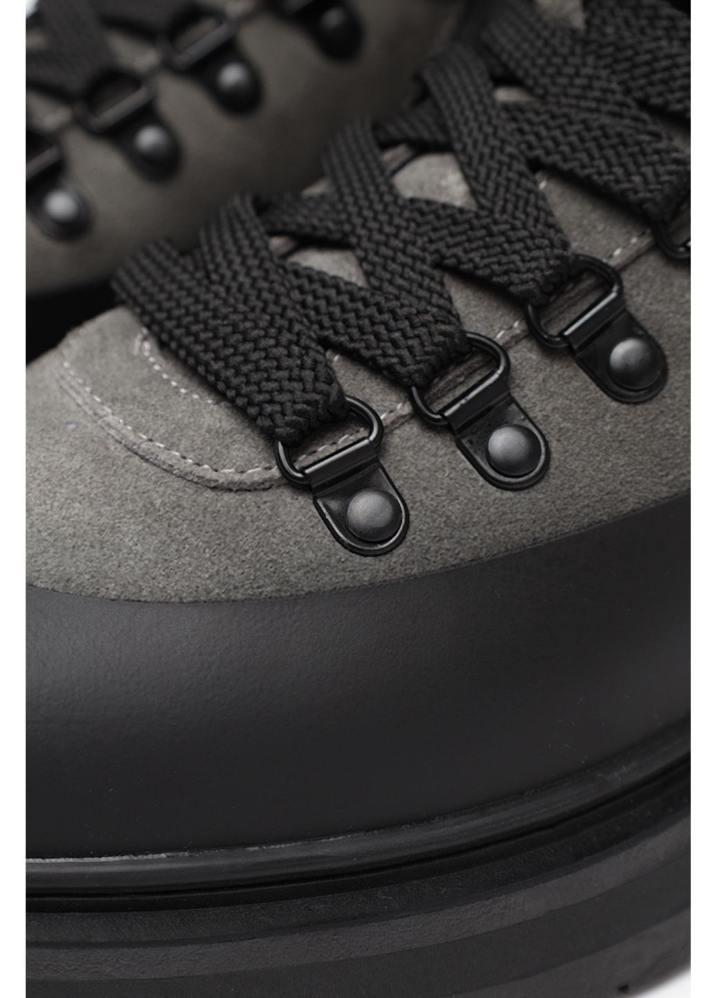 Серые осенние ботинки мужские цвет серый цб-00275505 Yuki