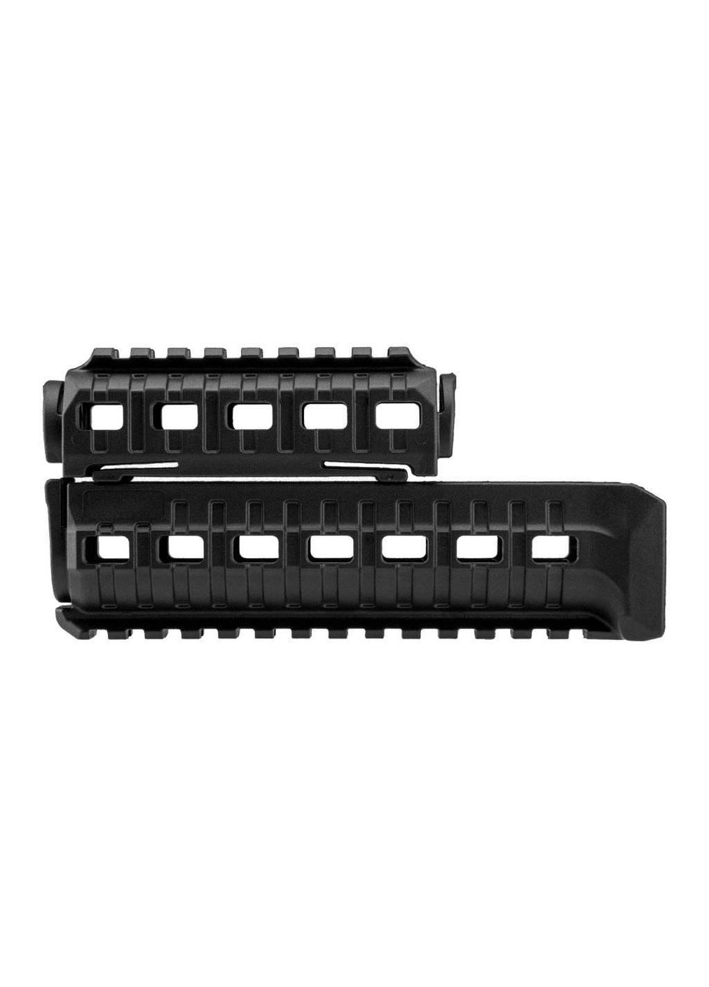 Цівка на АК 47/74 TACTICAL (DLG-099-black) полімерна, колір Чорний, 2 планки picatinny з кріпленням M-LOK DLG Tactical (362602540)
