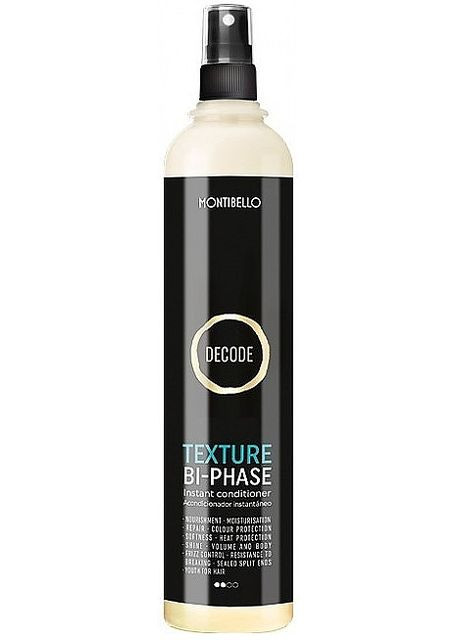 Двофазний кондиціонер для волосся Decode Texture Bi-Phase 400ml (1047724-23650768) Montibello (368881923)