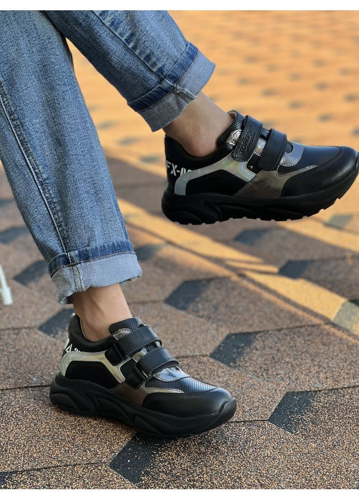 Комбіновані всесезонні стильні кросовки для дівчаток на товстій підошві (046). розмір Topitop