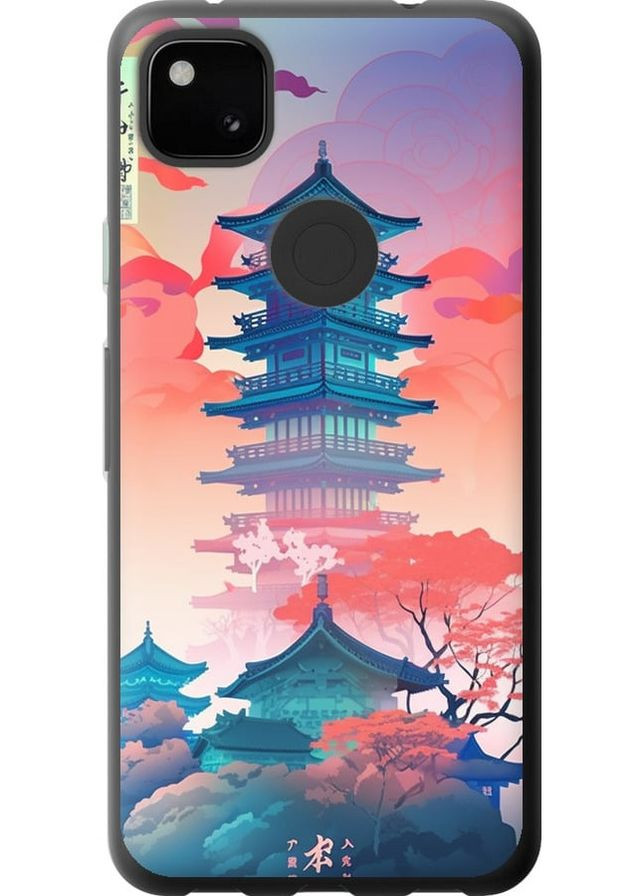Силіконовий чохол 'Японія монастир' для Endorphone Google Pixel 4A (278236474)