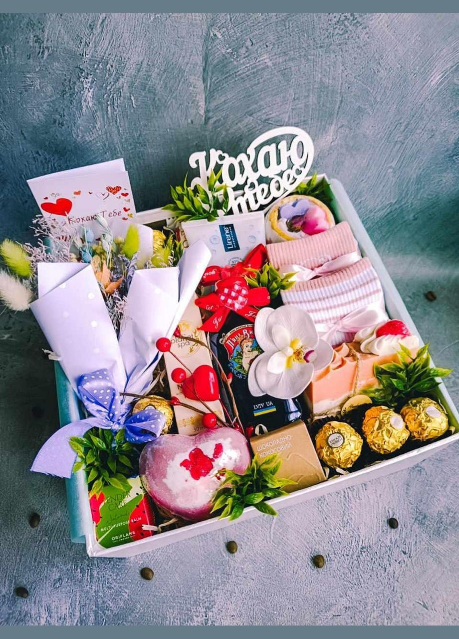 Подарунок дівчині на день народження набір для дружини подруги для мами для коханої No Brand (328451089)