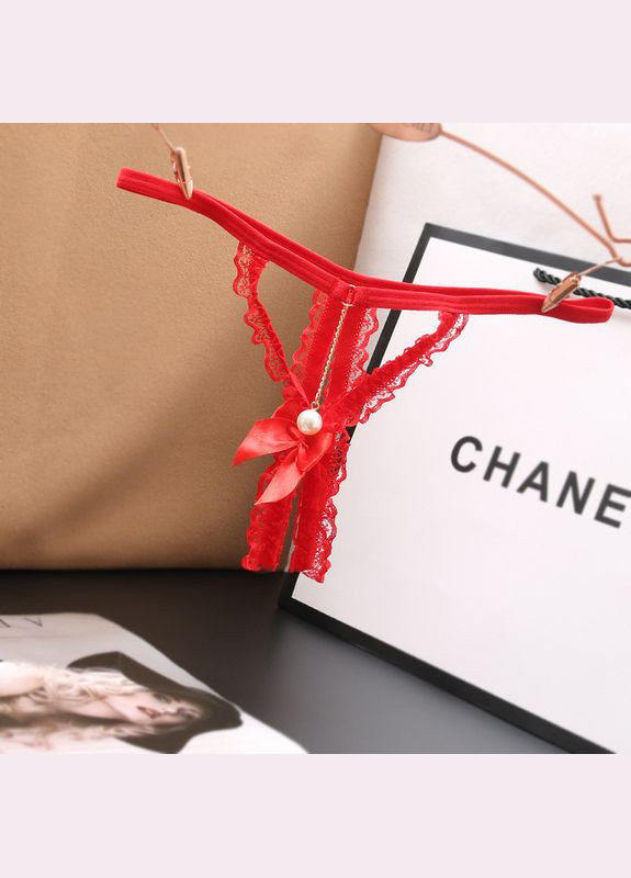 Сексуальные женские трусики со свободным доступом и жемчугом (арт.80157) No Brand (346121594)