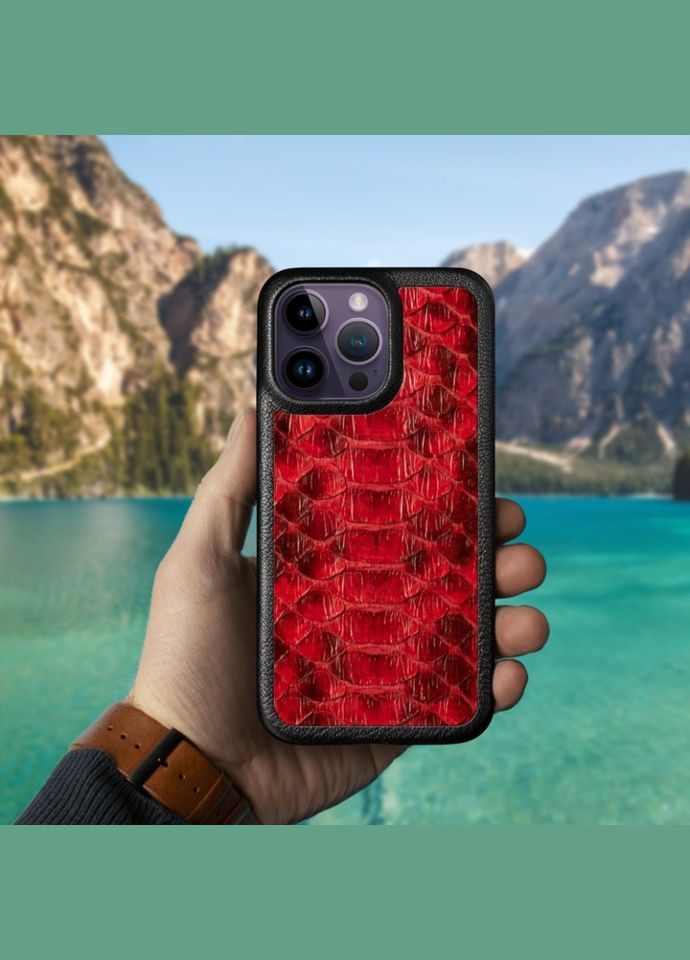 Кожаная накладка ExBacker Python Scales для Apple iPhone 14 Pro (78252) Stenk (336212042)