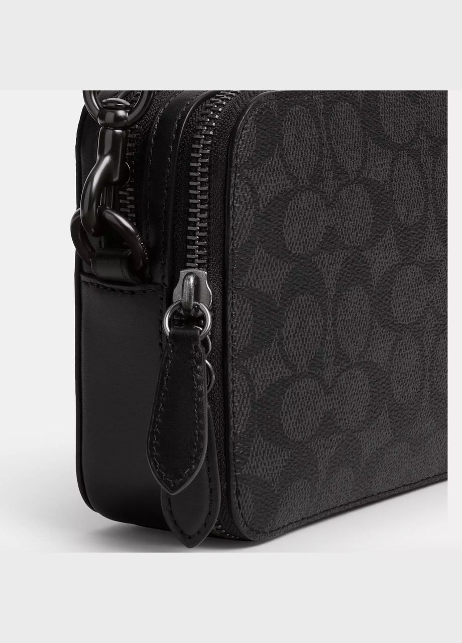 Чоловіча шкіряна сумка Coach Charter Crossbody 19 In Signature Canvas. (097) No Brand (335833670)