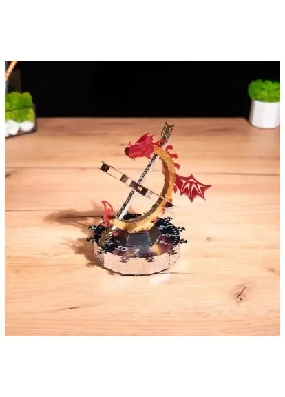 Конструктор Коллекционная модель Sun Chaser Dragon Stand Clock Солнечные часы (MT025) Metal Time Колекцiйна модель Sun Chaser Dragon Stand Clock Со (396103637)