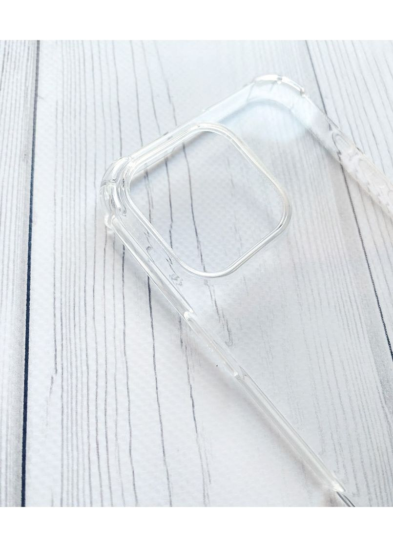 Ультратонкий прозорий силіконовий чохол з потовщеними кутами на iPhone 16 Pro Max Creative (355388011)