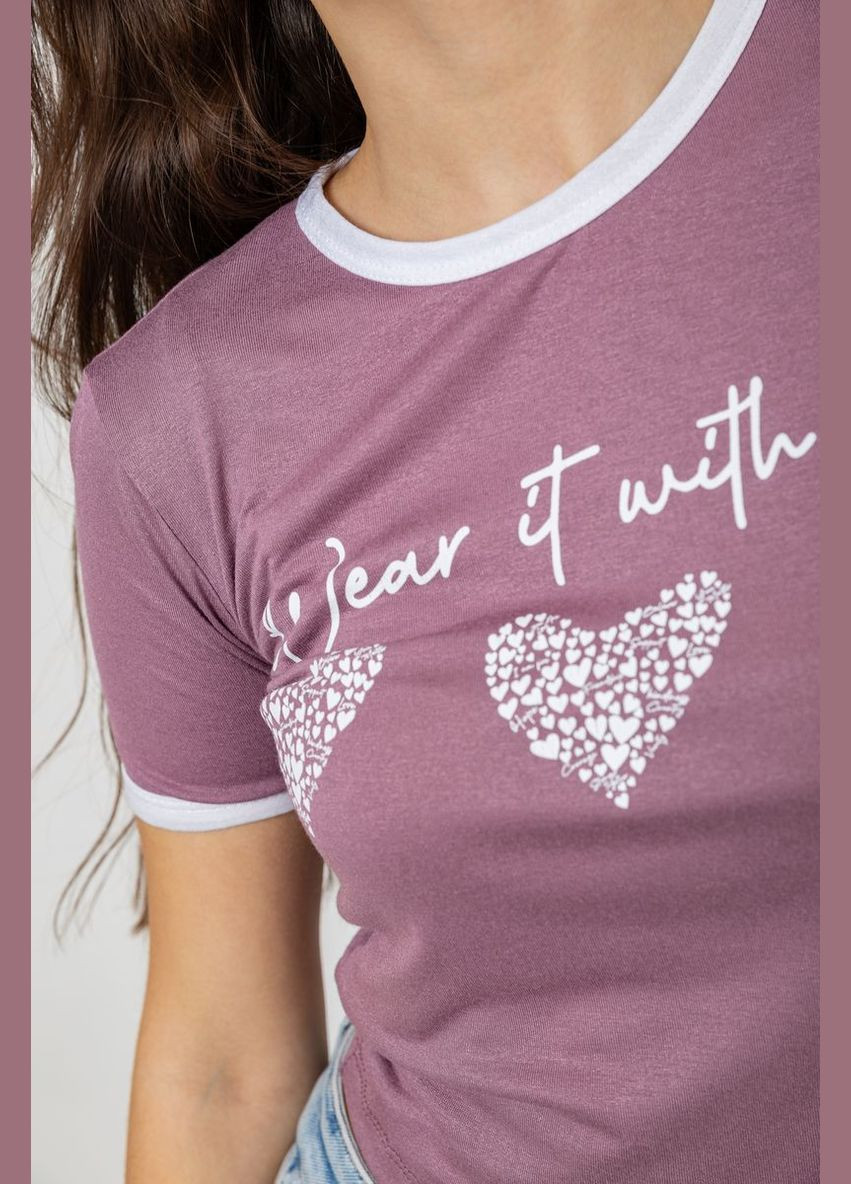 Футболка-топ женская с принтом Sport Line Футболка - (324391783)