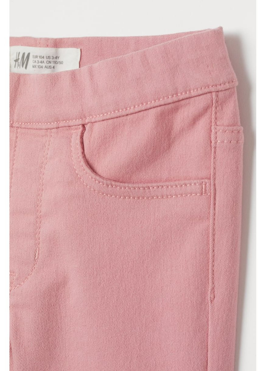 Розовые летние джеггинсы H&M