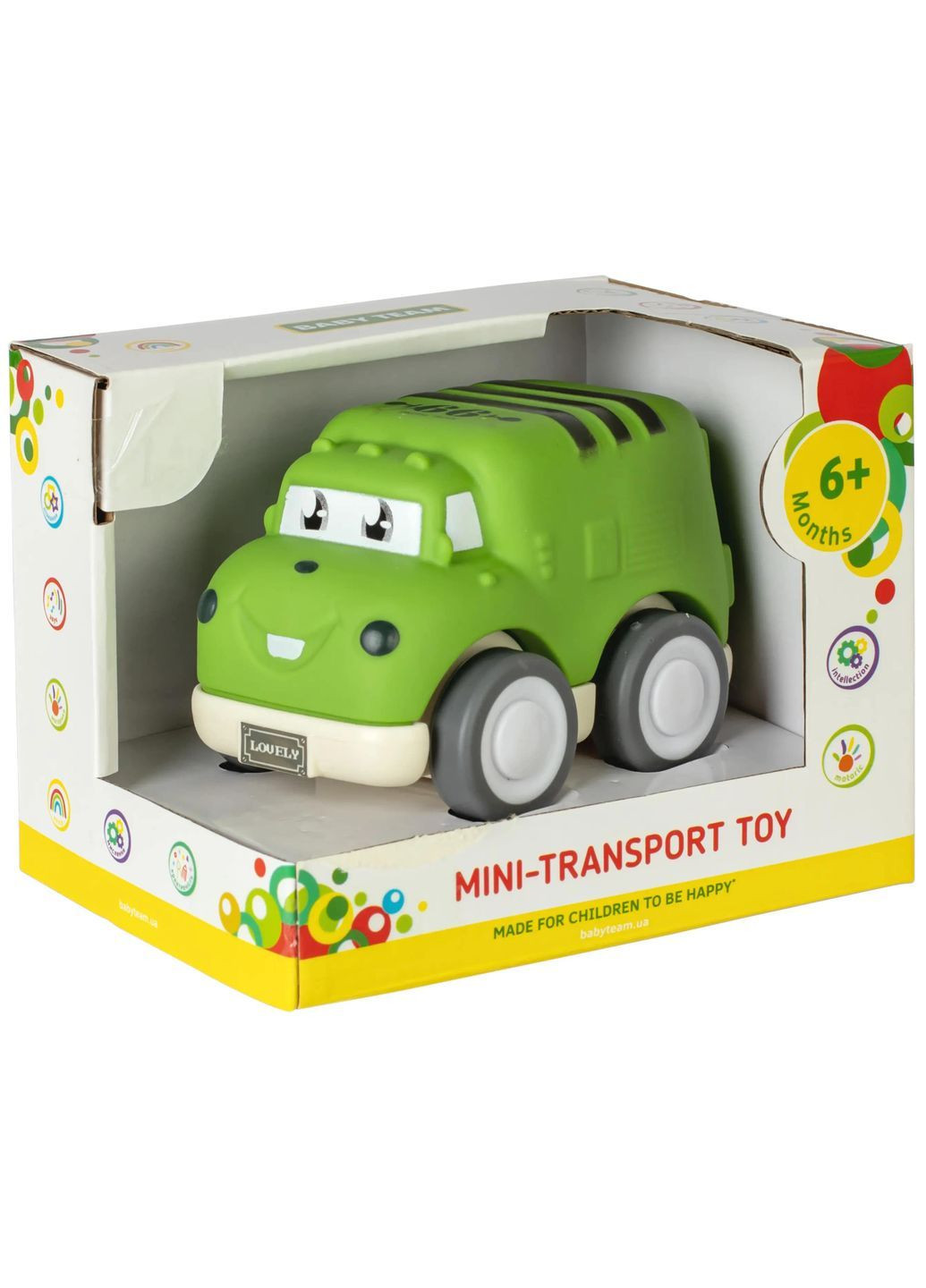 Игрушка Мини-транспорт Машинка, зеленый (8604_зеленая машинка) Baby Team 8604_зелена машинка (366524431)