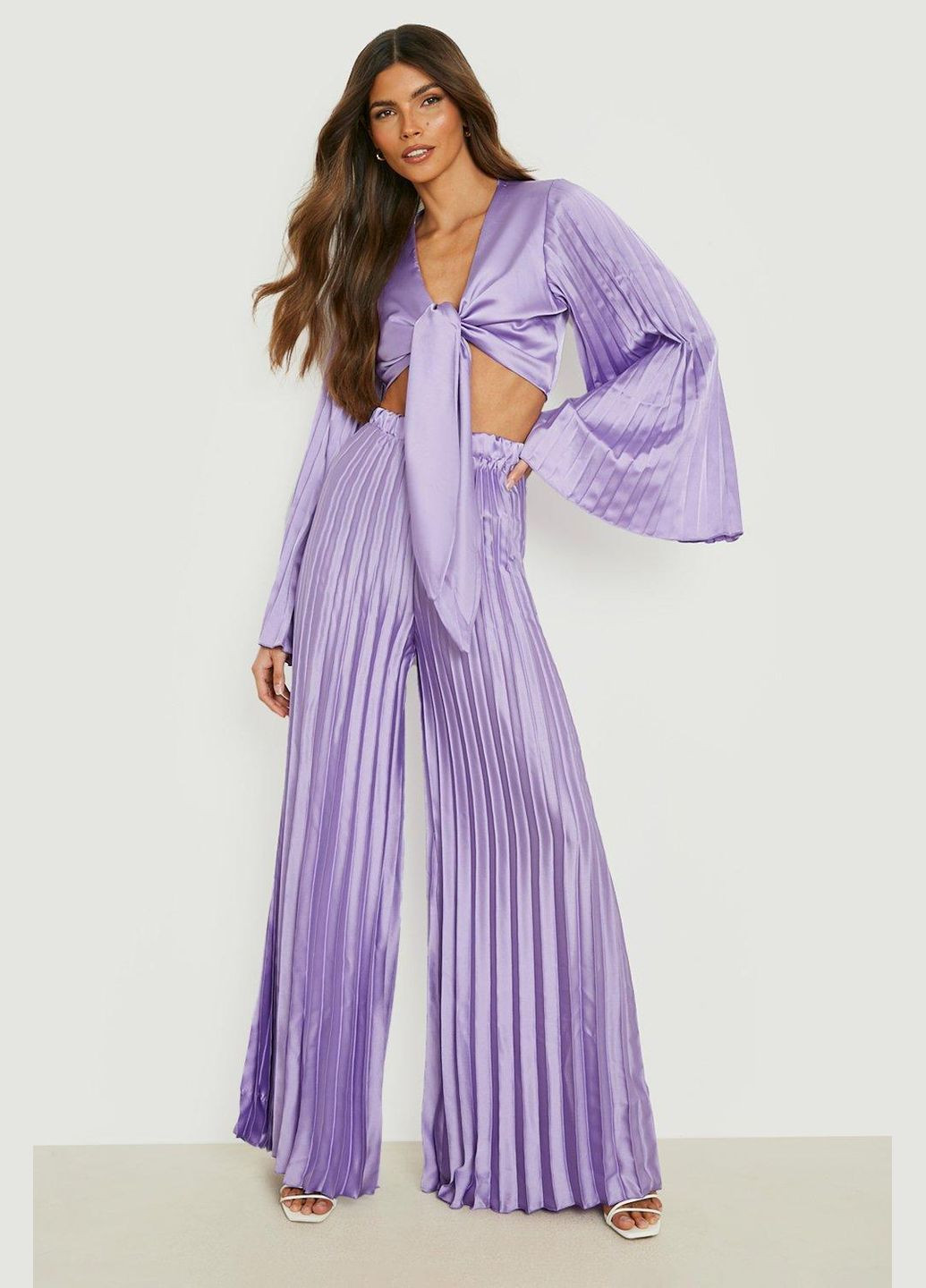 Лиловая блуза Boohoo