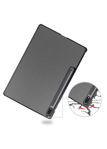 Чохол до планшета Smart Case Samsung Tab S9 Plus (SM-X810/SM-X816)/S9 FE Plus (SM-X610/SM-X616) 12.4" Gray (710324) BeCover Smart Case Samsung Tab S9 Plus (SM-X810/SM-X816)/S (366491391)