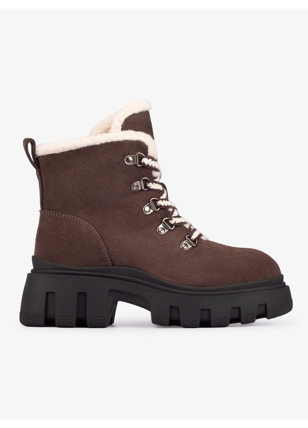 Зимние женские ботинки на низком ходу 1101647 Lifexpert из натуральной замши