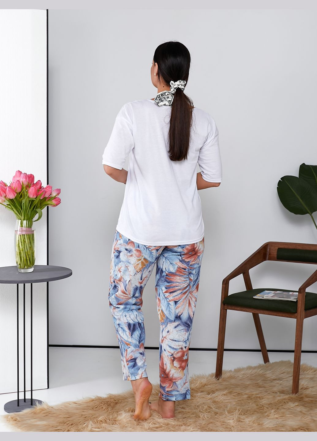 Затишна та стильна жіноча піжама зі 100% бавовни Tailer (278676126)