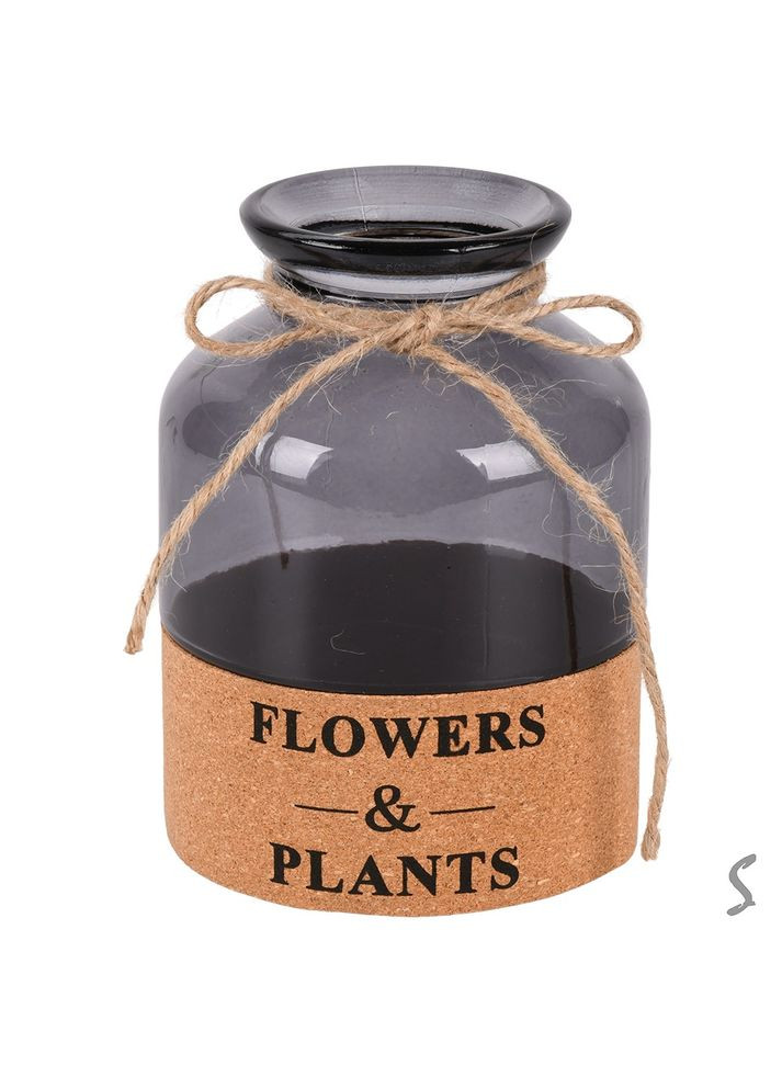 Ваза стеклянная "Flowers&Plants" 7*15см Home (365718915)