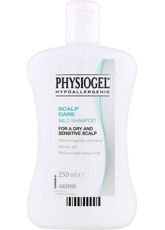 Нежный шампунь для сухой и чувствительной кожи головы Scalp Care Mild Shampoo 250ml (774249-31397870) Physiogel (368892927)