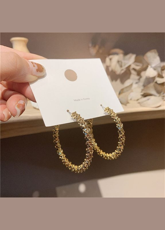 Сережки жіночі Кільця 12077 2 шт Fashion (364106079)