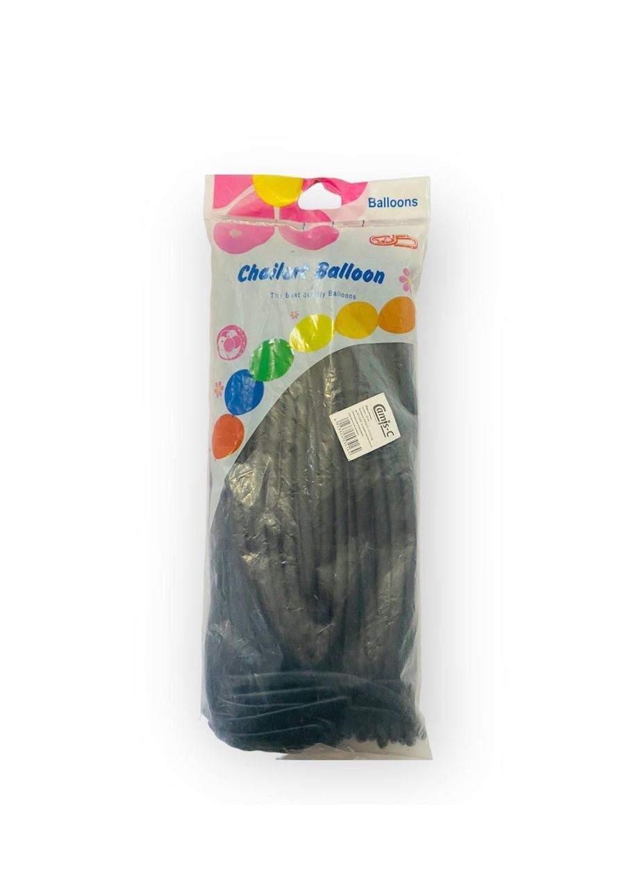 Пули для моделирования (твистинга) черные 100 шт. набор для аэродизайна No Brand (365778423)