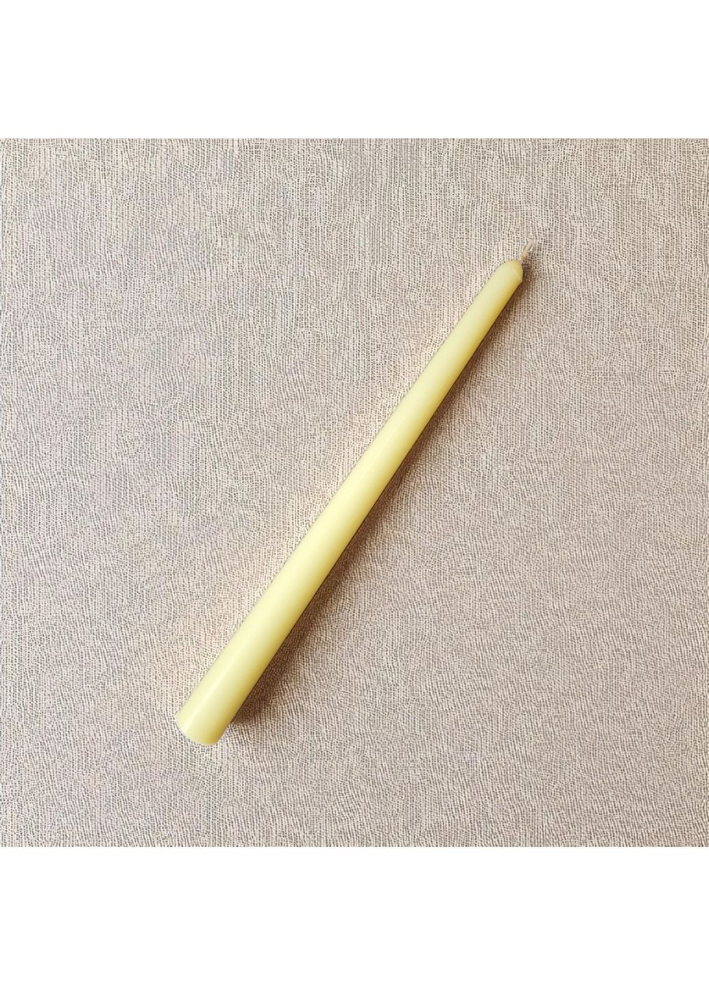 Свічки столові свічки ручної роботи витончені свічки з натурального воску екологічні стандартної висоти Handmade Studio - AV (366883177)