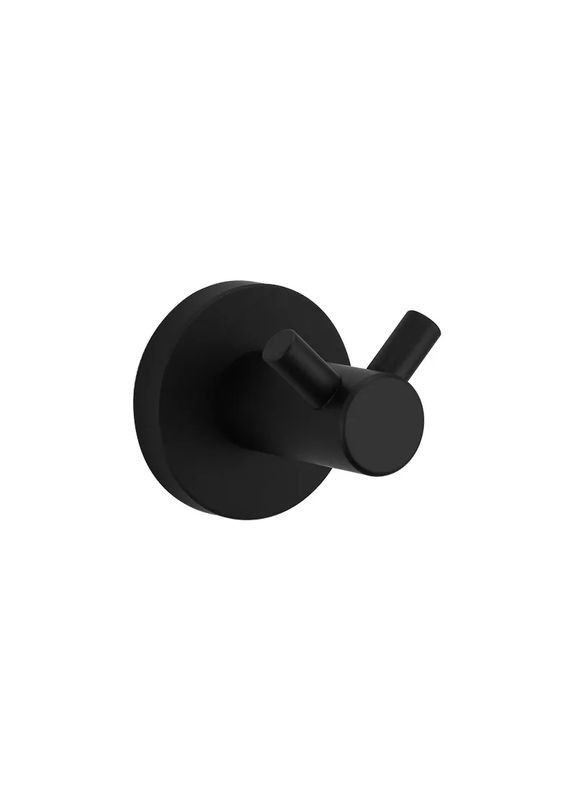 Гачок подвійний для ванної F30205-2, нержавіюча сталь, чорний Frap (371881830)