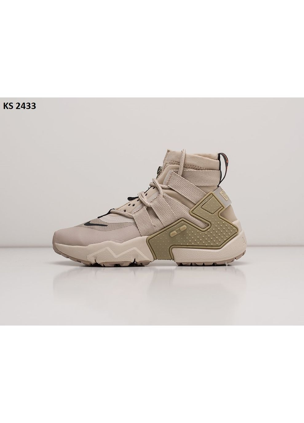 КРОСІВКИ ЖІНОЧІ NIKE AIR HUARACHE GRIPP BEIGE НАЙК АІР No Brand бежеві демісезони (368868607)