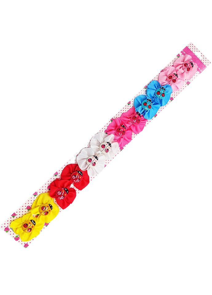 Детские резинки для волос «Божья Коровка» 0108-125, 6 пар La-beauty (322260836)