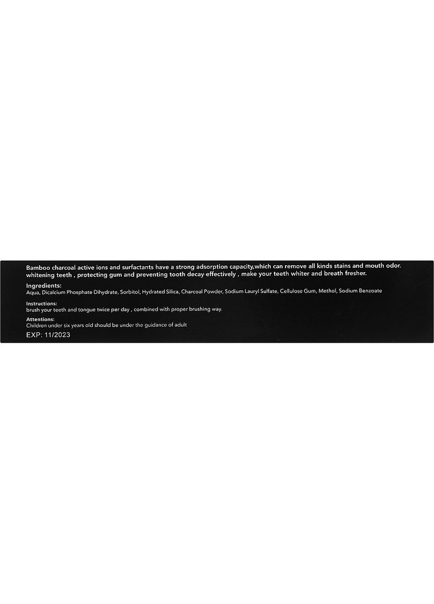 Зубная паста Toothpaste 105g (952057-30674) Bamboo Charcoal (369377796)