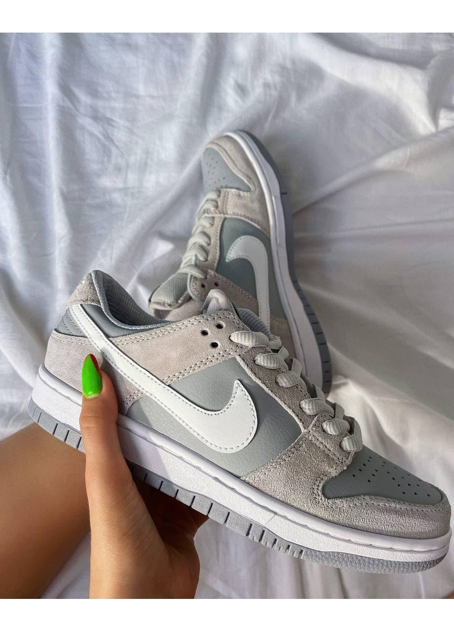 Сірі Осінні кросівки чоловічі nike dunk low sweet grey найк сб данк No Brand
