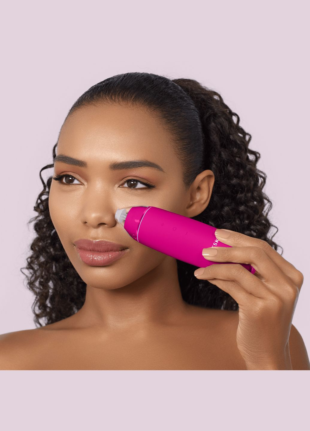 Микродермабразионное устройство для удаления черных точек MicroDermabrasion Blackhead Remover 7в1 magenta GESKE (341525887)