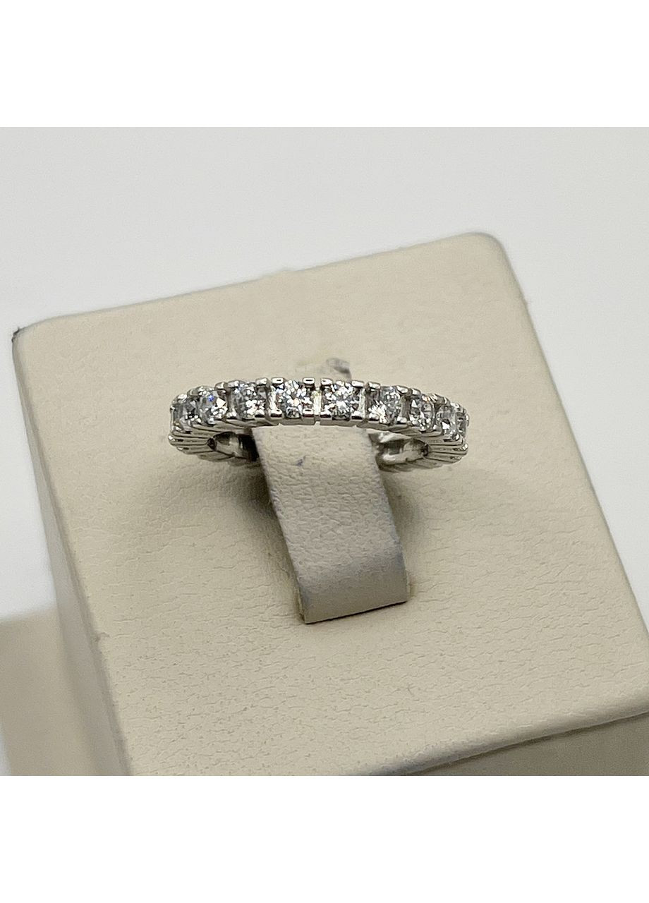 Кольцо серебряное с кубическим цирконием "Дорожка" 17,5 2,06 г No Brand (370142337)