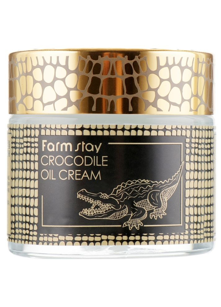 Крем для лица с жиром крокодила Crocodile Oil Cream 70 мл (8809187043075) FarmStay (349754204)