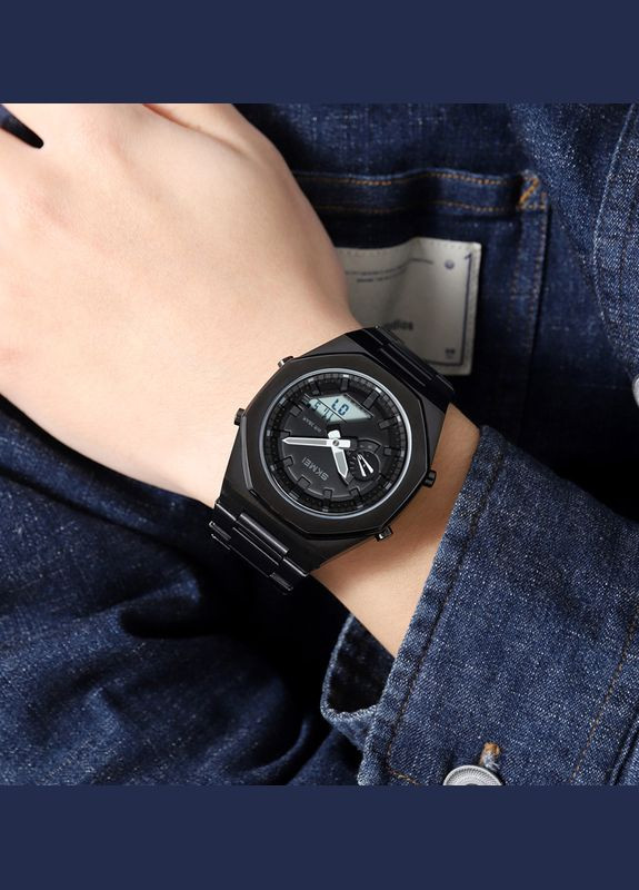 1816BKBKWT Black-Black-White Skmei (372947038)