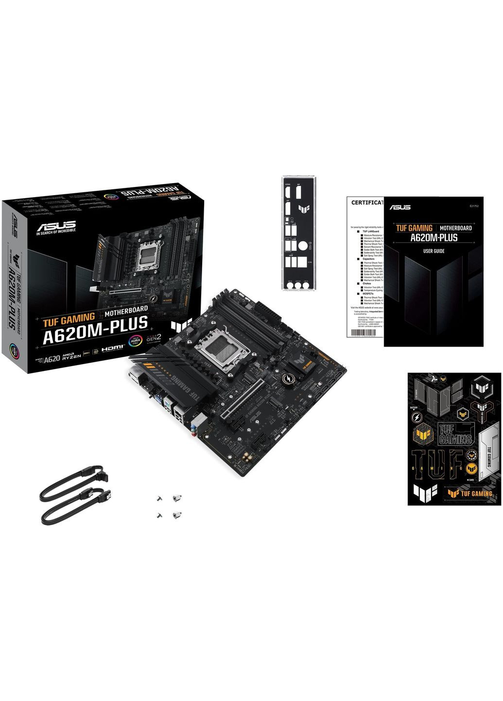 Материнська плата TUF GAMING A620M-PLUS (sAM5, AMD A620) (90MB1EZ0-M0EAY0) Asus (360424626)