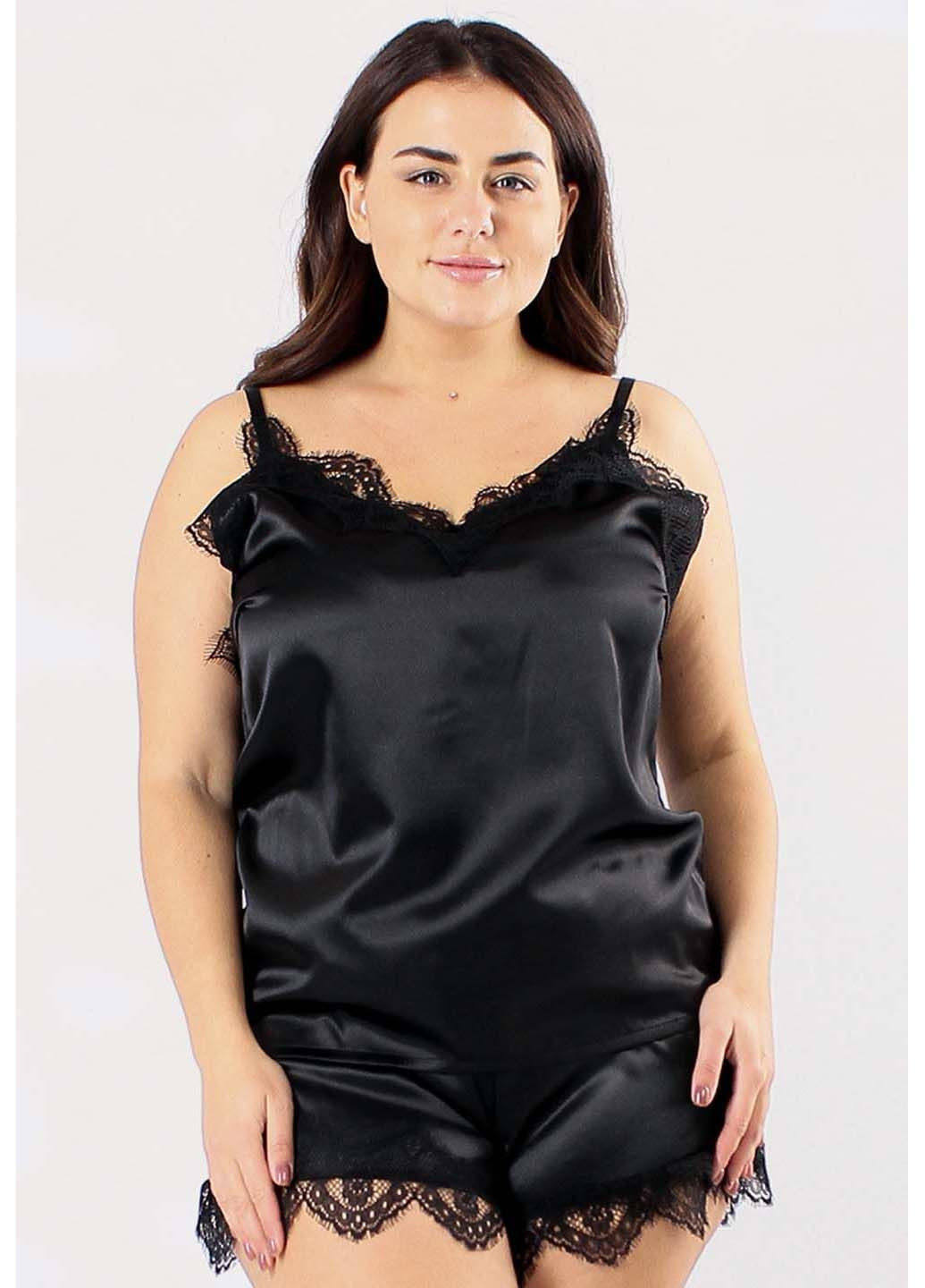 Черная пижамный комплект Ghazel