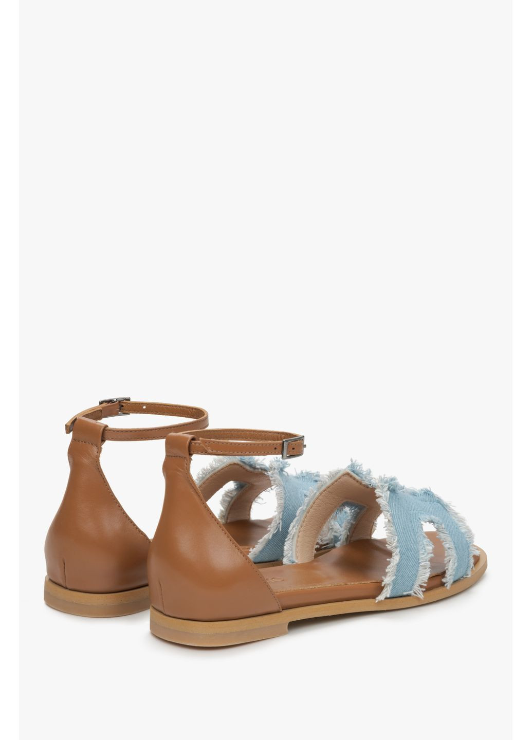 Сандалі, колір блакитний Estro (371805276)