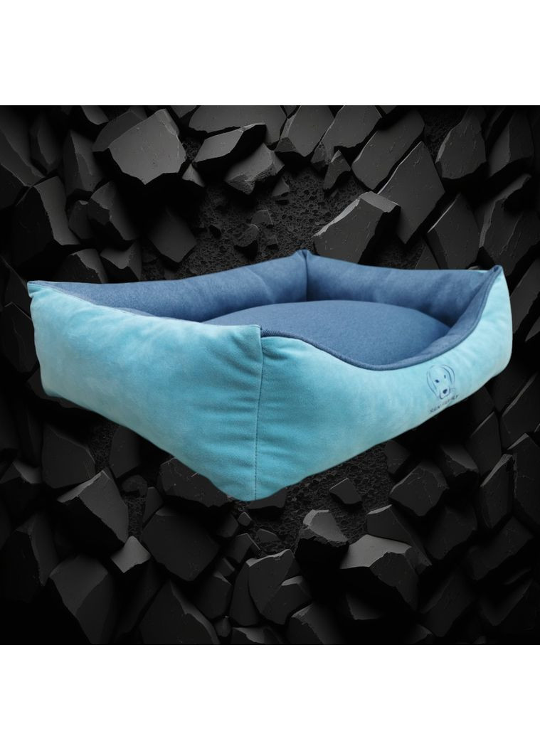 Лежанка 60х50х14см из текстиля для маленьких собак и котов "Aquamarine" ( ) S&N Family (361204674)