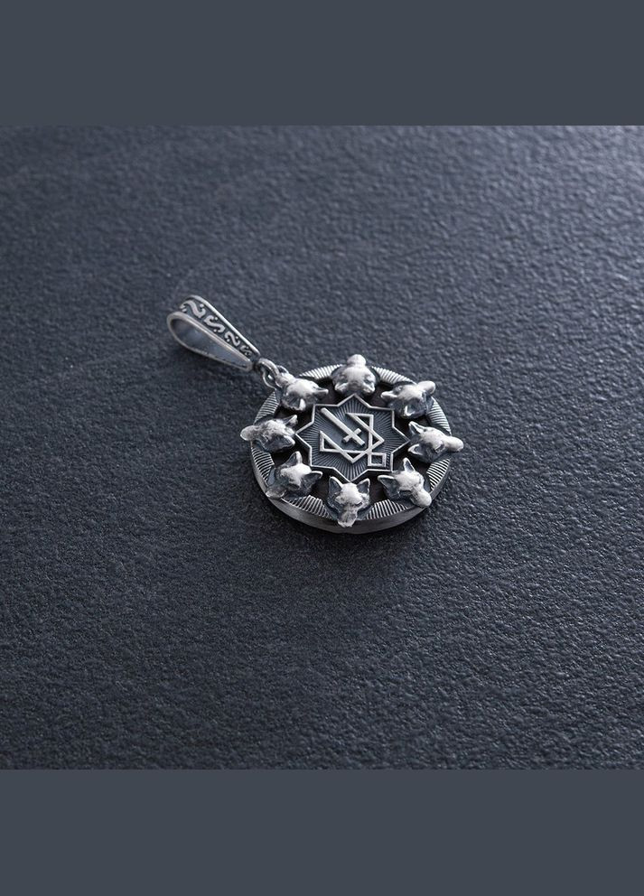 Срібний кулон Оберіг Руевіт з деревом 153 Oniks (264644263)