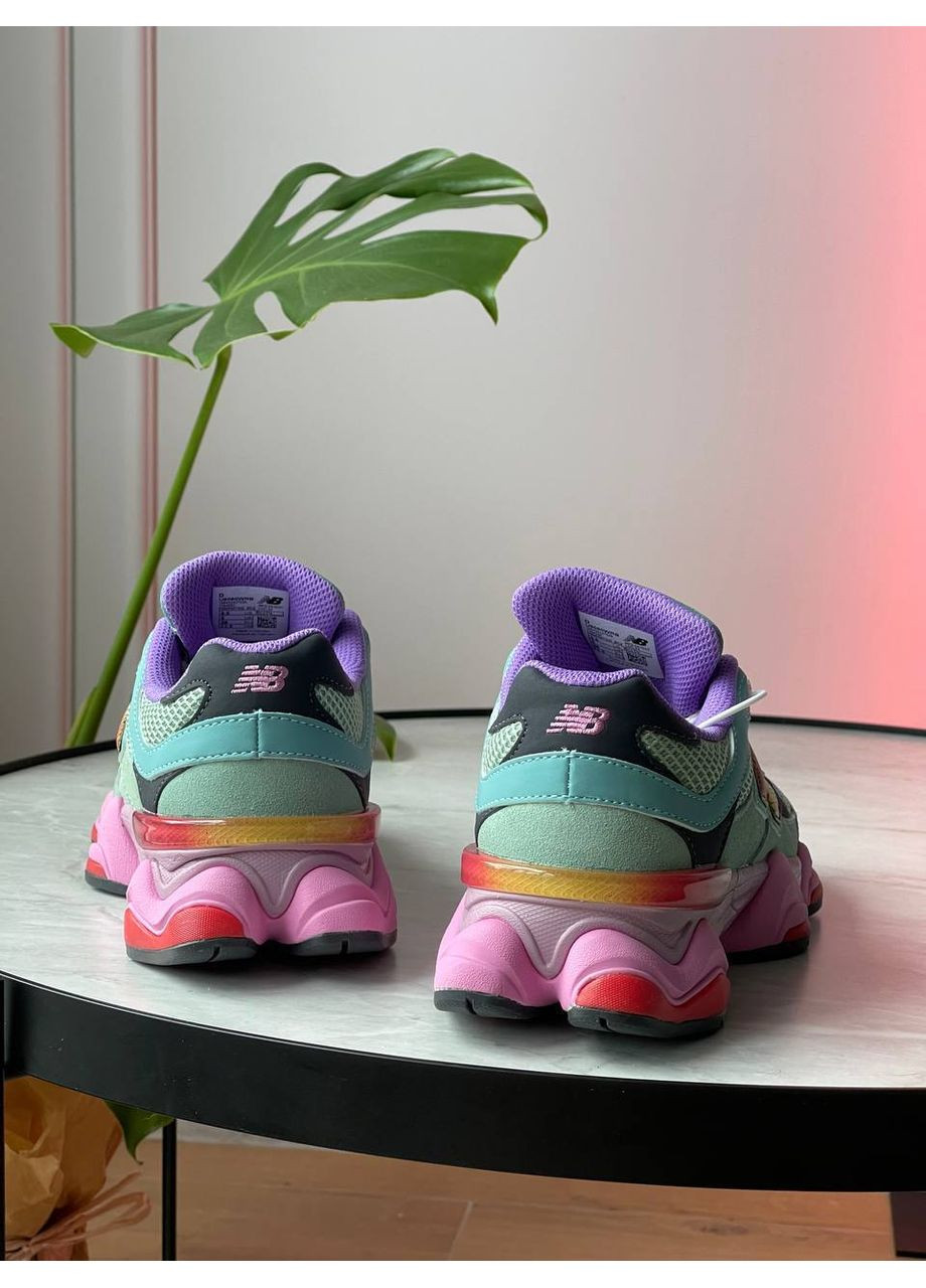 Кросівки жіночі New Balance 9060 Multicolor | Нью Беланс 9060 зелені No Brand зелені демісезони (355797392)