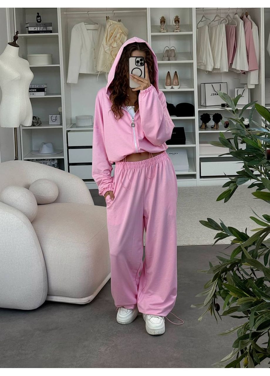 Жіночий оверсайз костюм з віскозної двохнитки Україна (352769292)