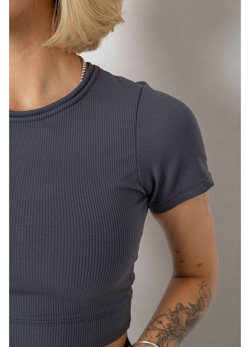 Футболка - топ женская в рубчик, 238R58210 Ager - (346045939)