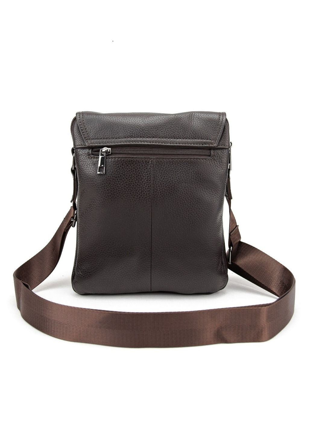 Кожаный мессенджер с клапаном на два отдела RoyalBag M56-3508 (338889883)