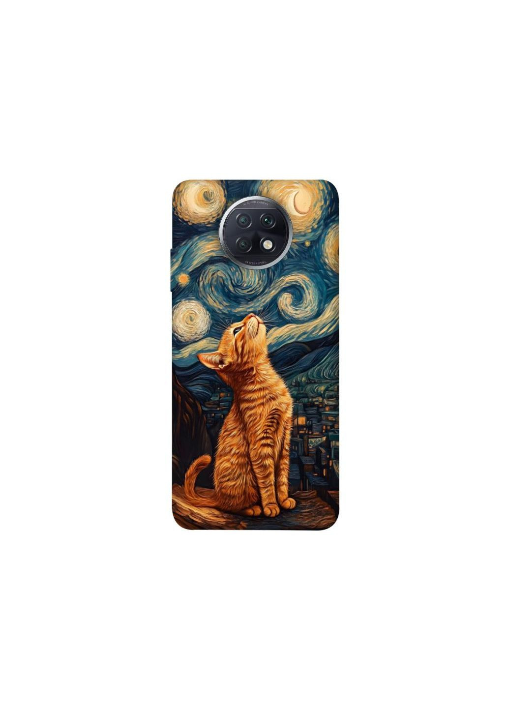 Чехол на Xiaomi Redmi Note 9 5G / Note 9T van gogh cat Frontalka (349828823)