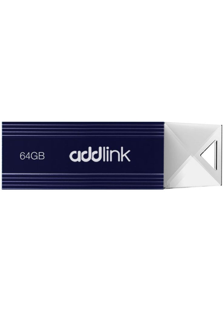 Флеш пам'ять usb AddLink 64gb u12 dark blue usb 2.0 (268142405)