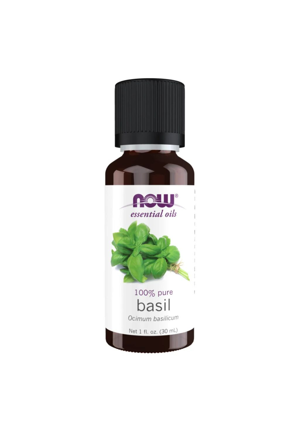 Basil Oil - 30ml (1fl.oz) Эфирное масло базилика для бодрости Now Foods (282720293)