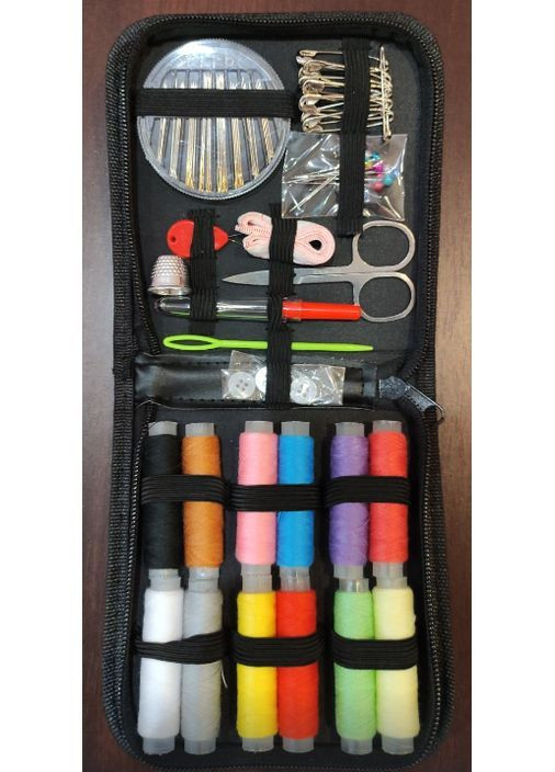 Набор для шитья и ремонта одежды №8, швейный набор, дорожный набор игл ножниц и нитей JCD (363320701)